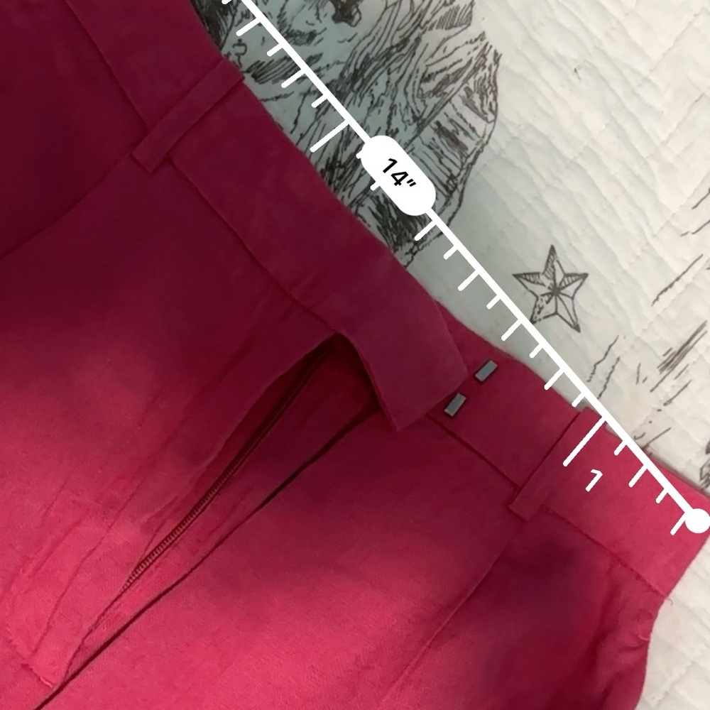 A&F Ultra Wide Pants | size:29/8 | color:pink - Picture 2 of 7